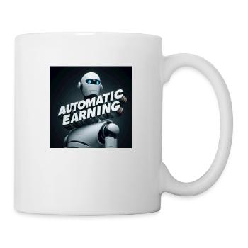 Automaattinen Tienaaminen - Gain automatique - Mug blanc - blanc - Droite