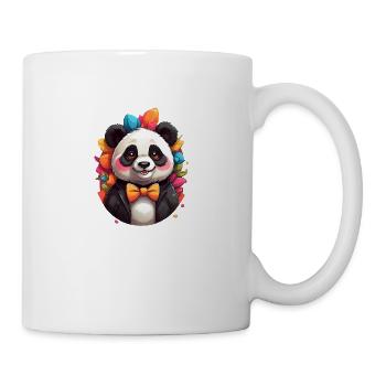 Panda - Tasse - Weiß - Rechts