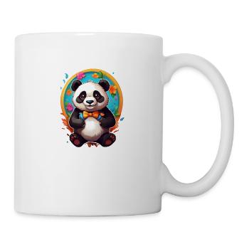 Panda - Tasse - Weiß - Rechts