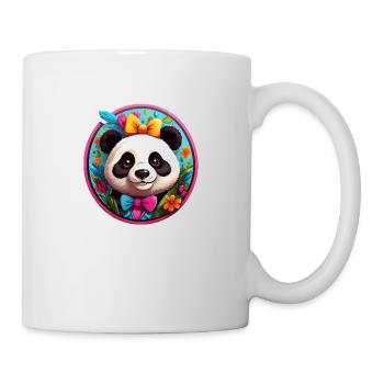 Panda - Tasse - Weiß - Rechts