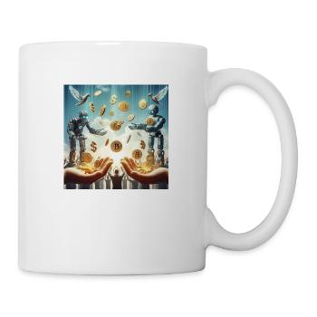 Automatisches Verdienen - Krypto-Produkt 2 - Tasse - Weiß - Rechts