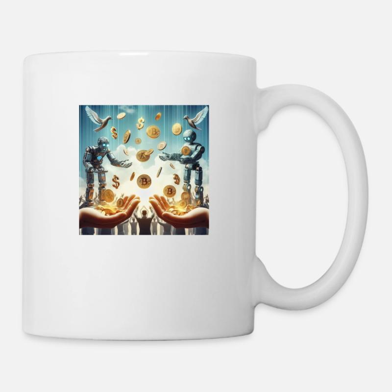 Automatisches Verdienen - Krypto-Produkt 2 - Tasse - Weiß