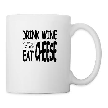 Wein - Tasse - Weiß - Rechts