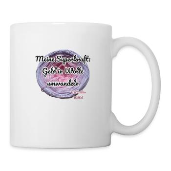 Meine superkraft - Tasse - Weiß - Rechts