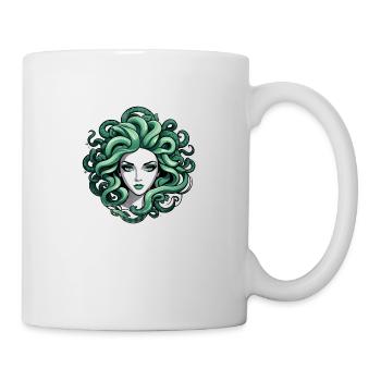Medusa Griechische Mythologie Monster - Tasse - Weiß - Rechts