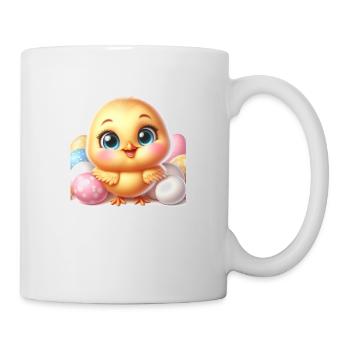 Sweet Chick The Chick with Colored Easter Eggs - Mug - white - Right