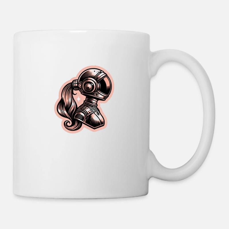 Femme de l’espace - Mug blanc - blanc