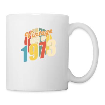 Vintage 1973 meilleur de 1973 - annif 51 ans - Mug blanc - blanc - Droite