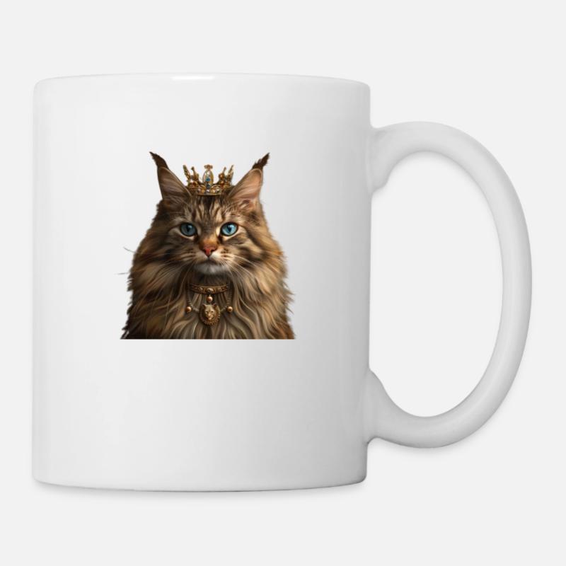Majestic Cat Regent - Mug - white