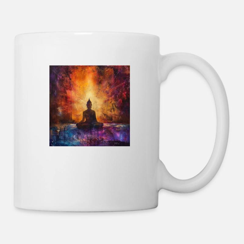 Kosmische Erleuchtung - Tasse - Weiß