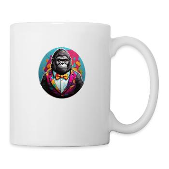 Funny Comic Gorilla - Mug - white - Right