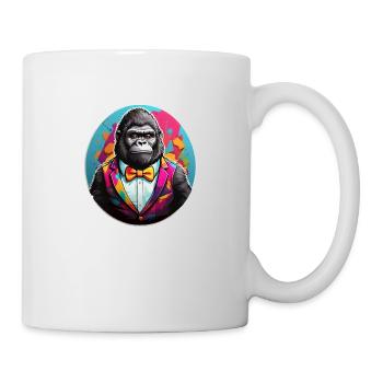 Funny Comic Gorilla - Mug - white - Right