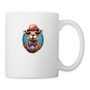 Lustiges Comic Kamel - Tasse - Weiß - Rechts