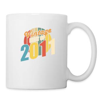 Vintage 2011 meilleur de 2011 - annif 13 ans - Mug blanc - blanc - Droite