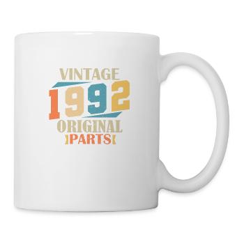 Mois 1992. Cadeau d'anniversaire 1992. 32 ans Birt - Mug blanc - blanc - Droite
