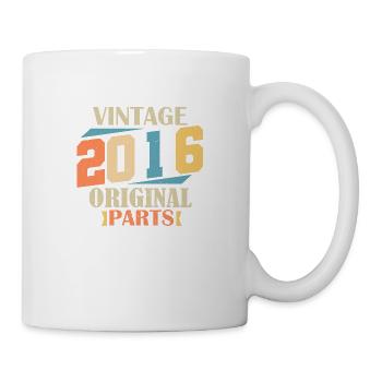 Mois 2016. Cadeau d'anniversaire 2016. 8 ans Birth - Mug blanc - blanc - Droite