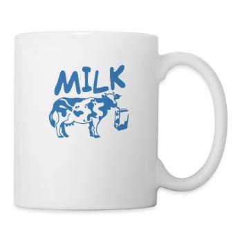 Pastell Kawaii / Kawaii / Kawaii Kuh panische - Tasse - Weiß - Rechts
