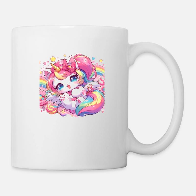 unicorn kitty - Mug blanc - blanc