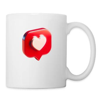 Heart - Love Message - Mug - white - Right