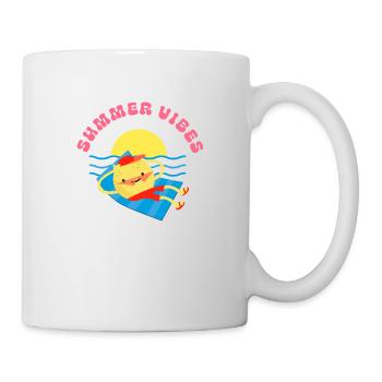 Sumer Vibes Citron - Mug blanc - blanc - Droite
