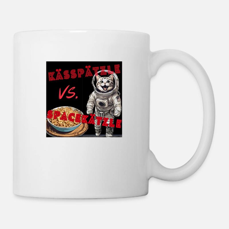 kässpätzle spacekätzle - Tasse - Weiß