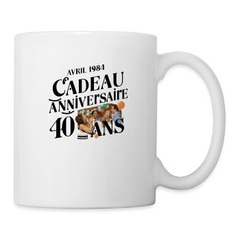 April 1984 40th Anniversary Gift - Mug - white - Right