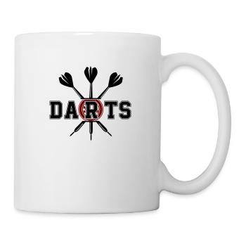 darts - Tasse - Weiß - Rechts