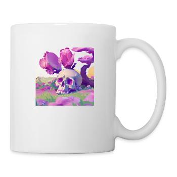 Skull in Paradise - Tasse - Weiß - Rechts
