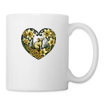 Nagetier-Liebe - Tasse - Weiß - Rechts