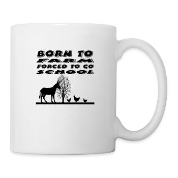Ferme - Mug blanc - blanc - Droite
