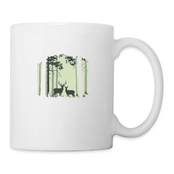Deer Forest 1 - Mug - white - Right