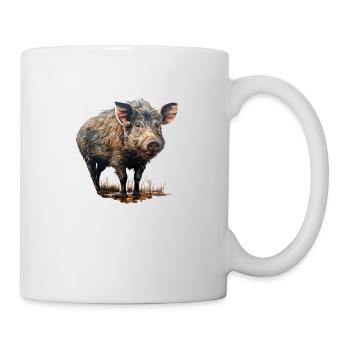 Wild boar - Mug - white - Right