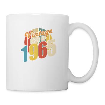 Jahrgang 1965 Best of 1965 - Annif 59 Jahre - Tasse - Weiß - Rechts