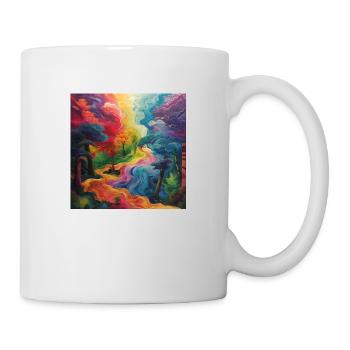 Méthode abstraite - Mug blanc - blanc - Droite