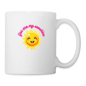 You are my sunshine message gentil et positif 3 - Mug blanc - blanc - Droite