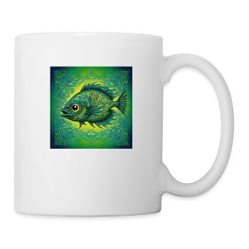 Des poissons uniques - Mug blanc - blanc - Droite