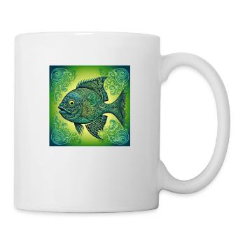 Fischer fisch Fisch - Tasse - Weiß - Rechts