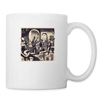 Urban Harmony in Black and White - Mug - white - Right