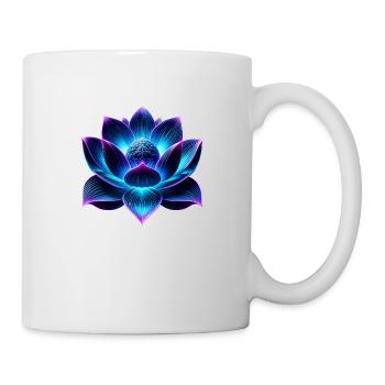 Neon Lotus Flower - Mug - white - Right