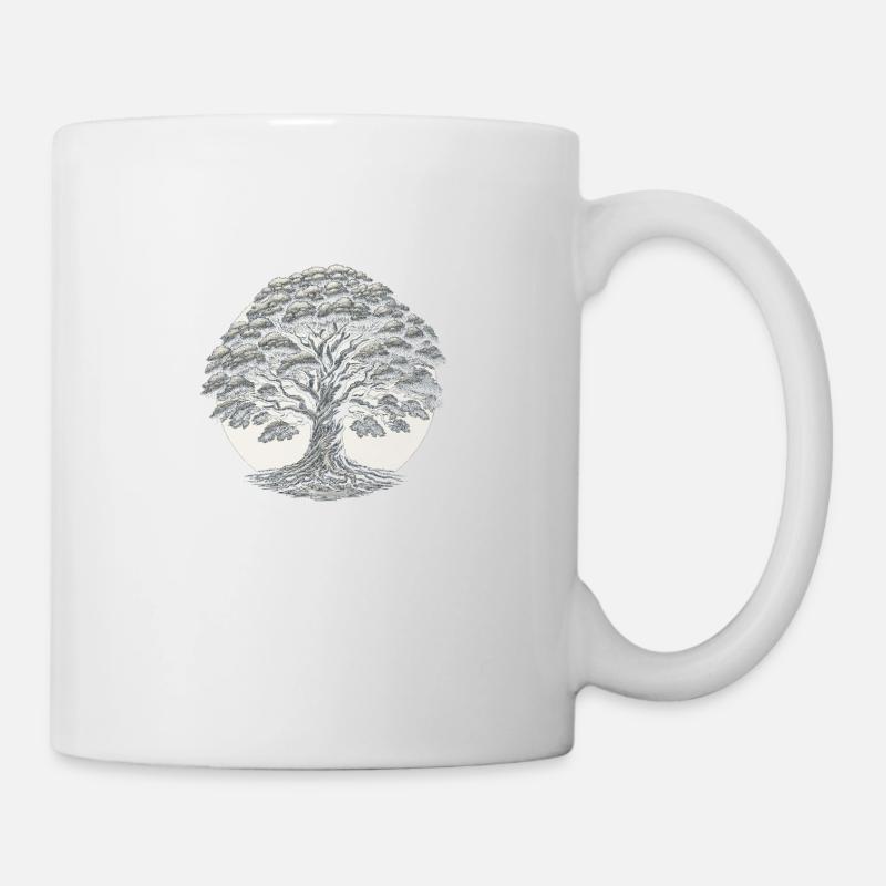 Arbre de la sagesse éternelle - Mug blanc - blanc