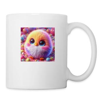 Chicks 3D Hyperrealism Yellow White with Balls - Mug - white - Right