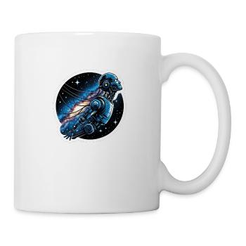 Weltraum-Cyborg - Tasse - Weiß - Rechts