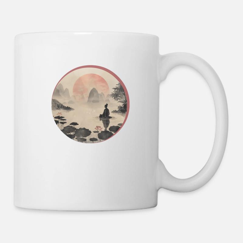 Style japonais ZEN - Mug blanc - blanc