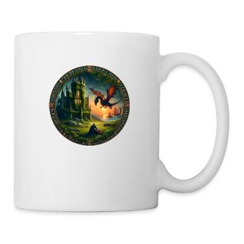 Drachenschloss - Tasse - Weiß - Rechts