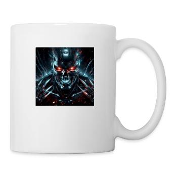 Hyperréalisme cyborg avec des griffes - Mug blanc - blanc - Droite