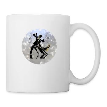 Ballabend mit Tangotänzern - Tasse - Weiß - Rechts