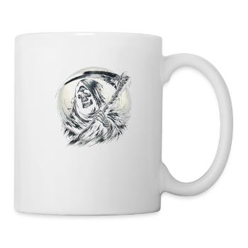 Messager de la mort - Mug blanc - blanc - Droite