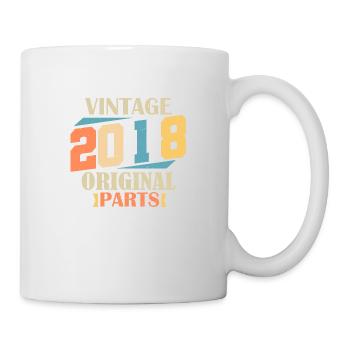 Month 2018. 2018 Birthday Gift. 6 Year Old Birth - Mug - white - Right