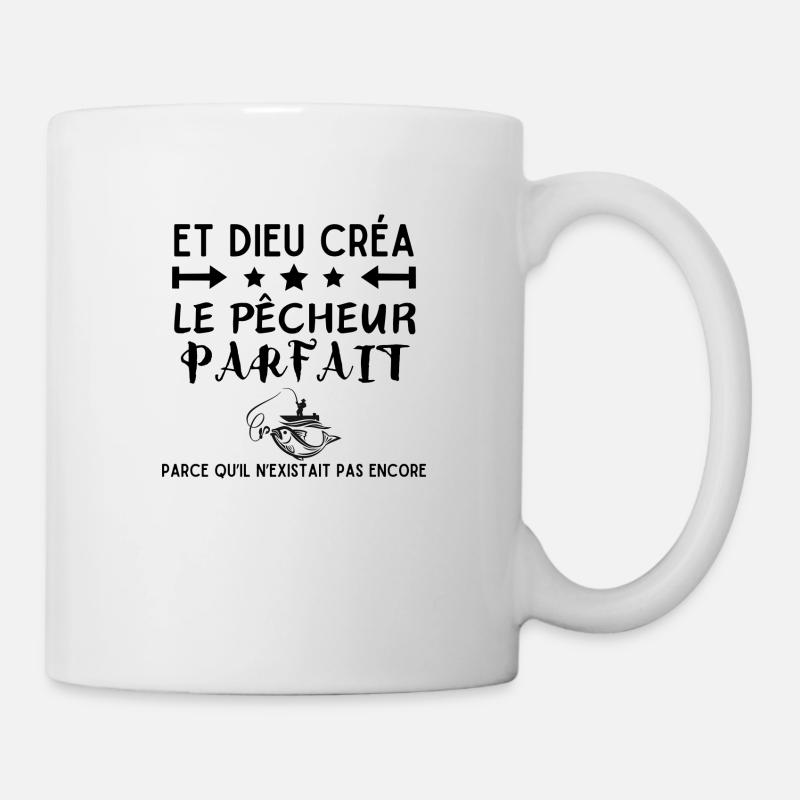 DIEU CREA LE PECHEUR PARFAIT - Mug blanc - blanc