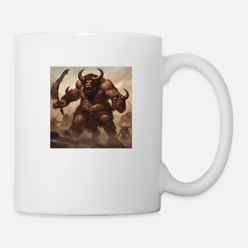 Minotauros - Tasse - Weiß